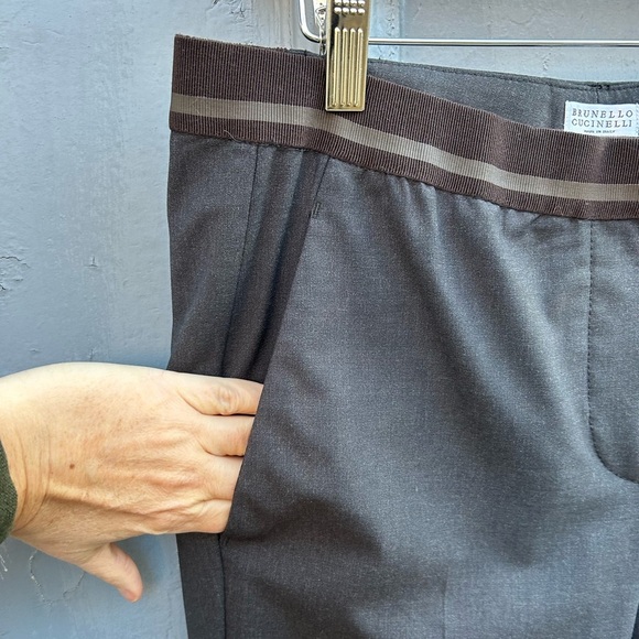 Brunello Cucinelli Wool Trousers, size 8 - Picture 4 of 14